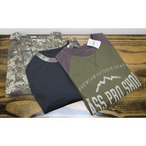 Men's Outdoor Shirt Bundle Bass Pro Shops, Red Head, and Mossy Oak Camo Tee's